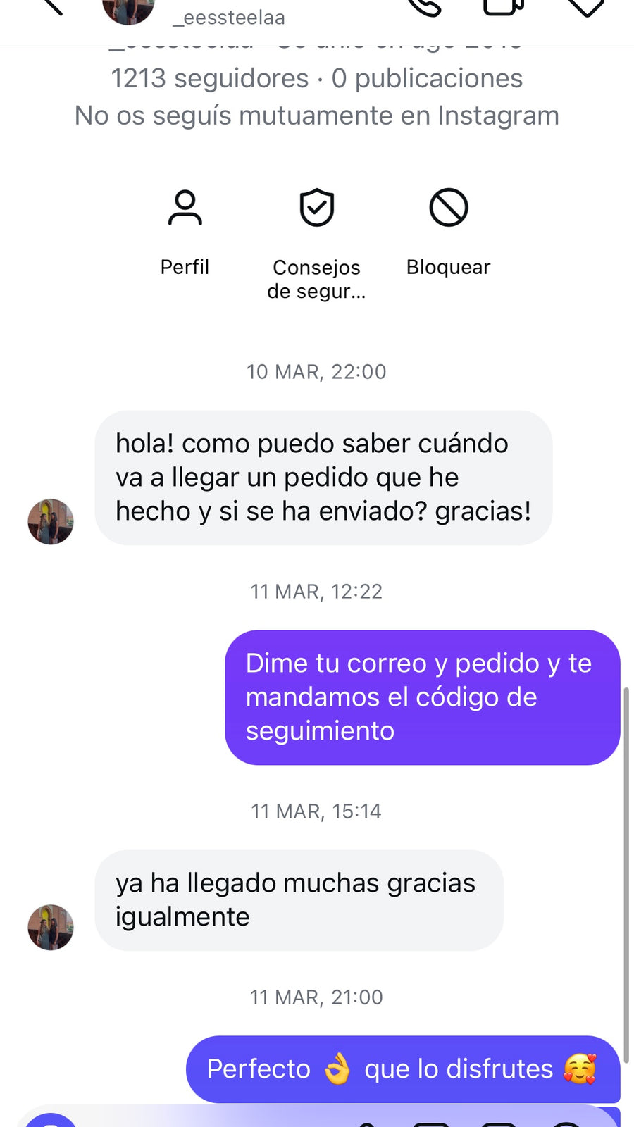 Captura de cliente satisfecho
