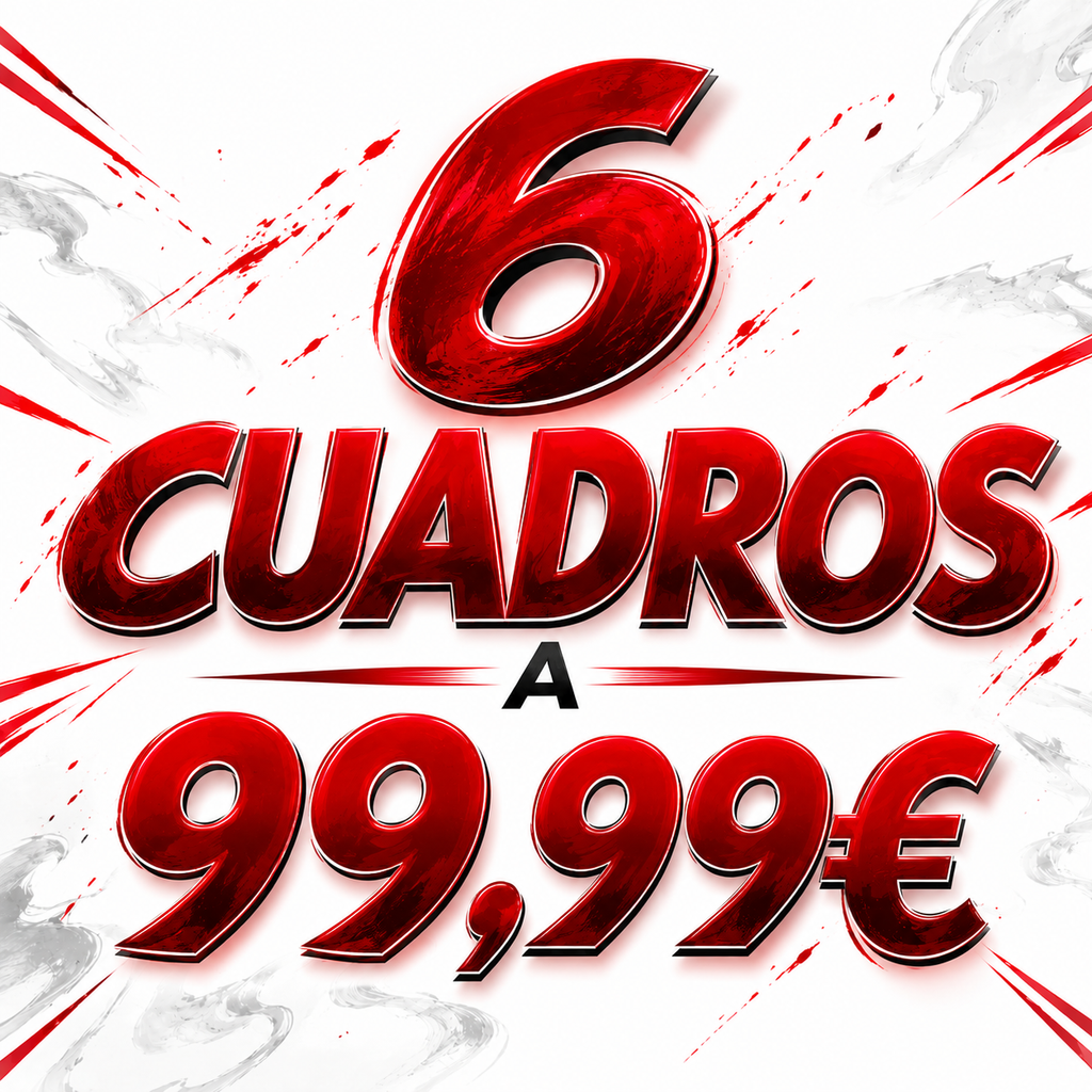 PACK 6 CUADROS TAMAÑO A3