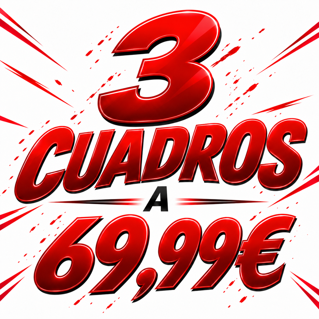 PACK 3 CUADROS TAMAÑO A3